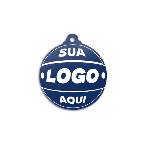 Bola de natal em MDF